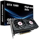 GPVHOSO GTX 1060 6GB Graphics Card GDDR5 8K, | 192bit Video Cards for Gaming PC, Tarjeta Gr&aacute;fica Support Direct X12 PCle3.016, Dual Cooling Fans, HDMI + 2*DP Black