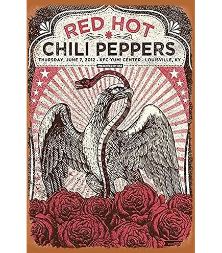 Amazon.com: RED HOT CHILI PEPPERS REPLICA 1989 CONCERT