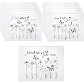 Reginary 100 Pcs Inspirational Gifts Bulk for Women Cosmetic Bag EVA Makeup Bag with Zipper for Birthday Travel Cheer Employee Coworker Colleague Thank You Encouragement Motivational Staff(Confident)