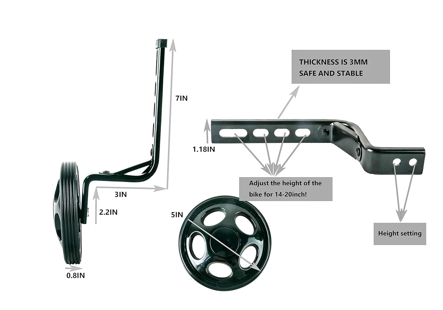 moshay training wheels
