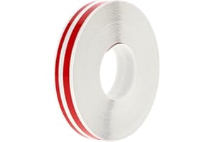 TRINKRITTEY Red Vinyl Pinstriping Tape, Stripe Decals, Auto Stickers, PVC Pinstripe Tape for Car, Motorcycle, Boat, Musical Instrument - Glossy DIY Automotive Decal 32Ft (9.8m)