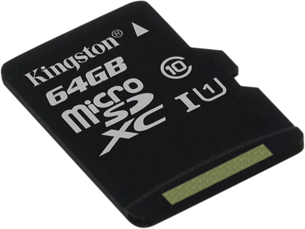 Kingston Canvas Select 64GB MicroSD Class 10 UHS-I 80MB/s Read Card