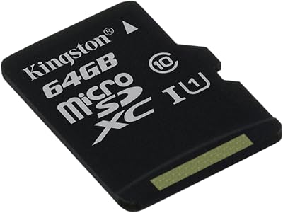 Kingston Canvas Select 64GB MicroSD Class 10 UHS-I 80MB/s Read Card