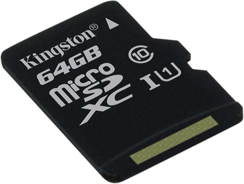 Kingston Canvas Select 64GB MicroSD Class 10 UHS-I 80MB/s Read Card