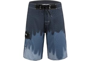 Unitop Men's Blazing Color Quick Dry Swim Trunks