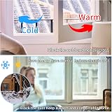 MILEQEE Weather Stripping Clear 1-3/8in x 32.8FT Window Seal view 3