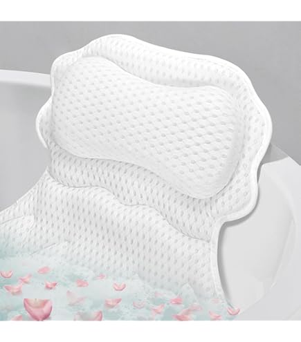 Oreiller Baignoire Coussin De Bain Complet De Luxe Avec 192 Ventouses, Coussin De Bain Pour Baignoire Pour Soutien De La Tête Et Du Cou, Avec Sac à Linge (rose, 129,5 X 40,6 Oreiller Baignoire Coussin De Bain Complet De Luxe Avec 192 Ventouses, Coussin De Bain Pour Baignoire Pour Soutien De La Tête Et Du Cou, Avec Sac à Linge (rose, 129,5 X 40,6