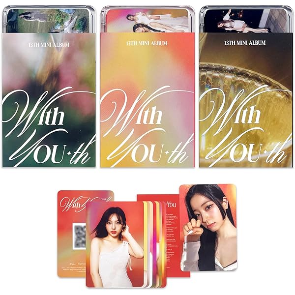 TWICE - With YOU-th (13th Mini Album) CD+Pre-Order Benefit+Folded