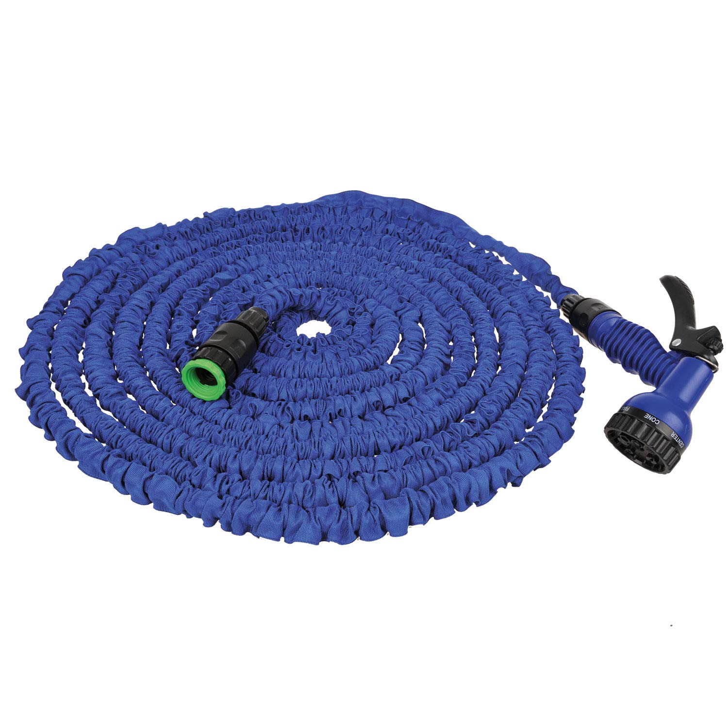 Cartrend 10386 Expandable Caravan Water Hose, Blue, 5-15m, Oxford Material, Caravan Accessory, 1 Count
