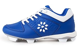 RIP-IT Girls Diamond Softball Cleats Youth Softball Shoes for Girls Sizes 1-6