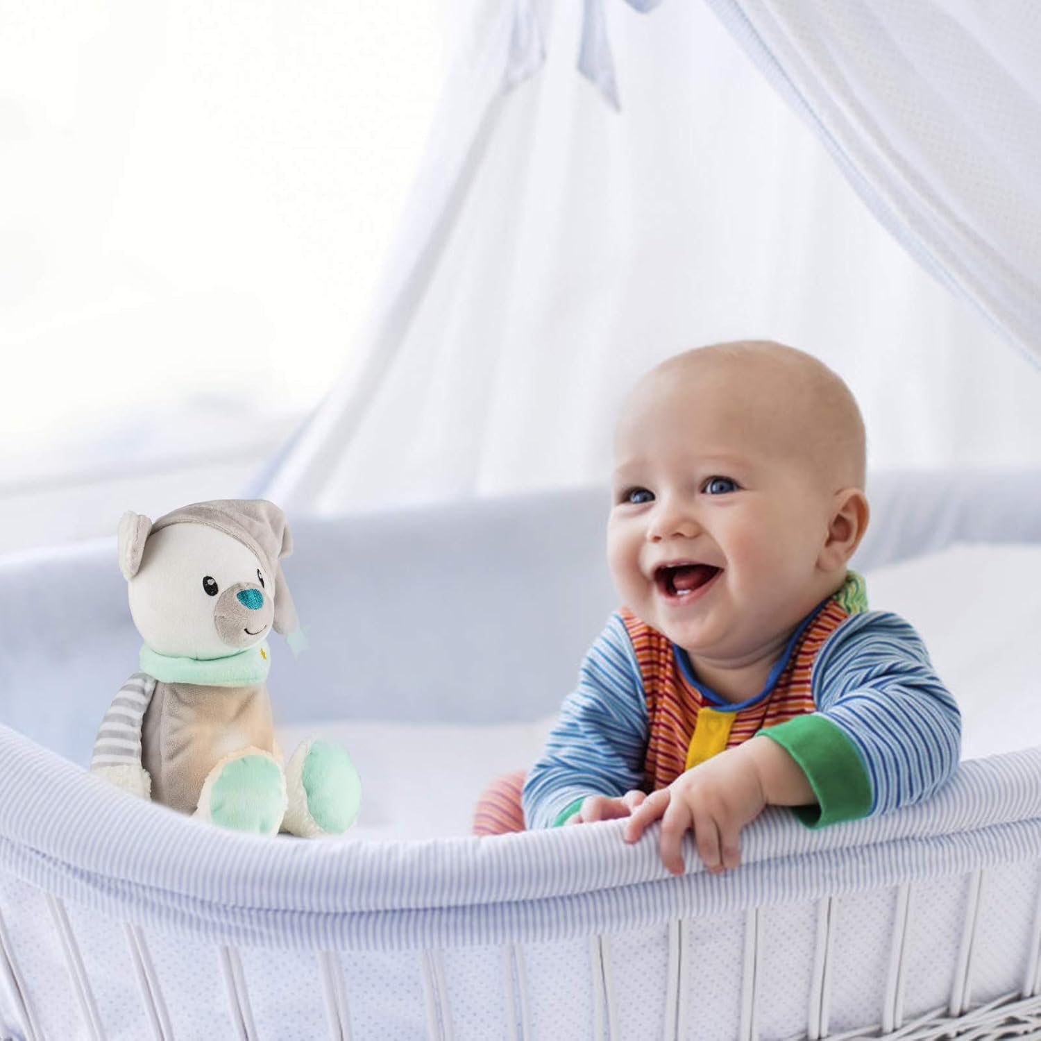 La Chambre De Bebe Sucettes De Sommeil Pour Bebe Ours Machine A Bruit Blanc Bebejouet Daide Au Sommeil Pour Bebe Veilleuse Sleep Aid Pour Tout Petit 10 Berceuse Apaisante Aide Au Sommeil En Peluche Portable Bebe Et