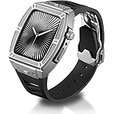 RYUEUYA Metal Case with Band for Apple Watch Series 11/10 46mm, Rugged Heavy Duty Protective Guard Cover, Tactical Band for iWatch 46mm