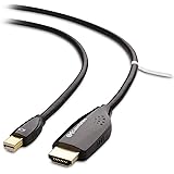 Cable Matters Mini DisplayPort (Thunderbolt&trade; 2 Port Compatible) to HDTV Cable in Black 15 Feet