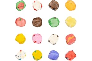 Taffy Shop Classic Favorites Mix Salt Water Taffy Individually Wrapped - Old-Fashioned Saltwater Taffy Bulk Assorted Flavors - Gourmet Soft Chewy Candy, Gluten-Free, 35 Pieces (7oz)