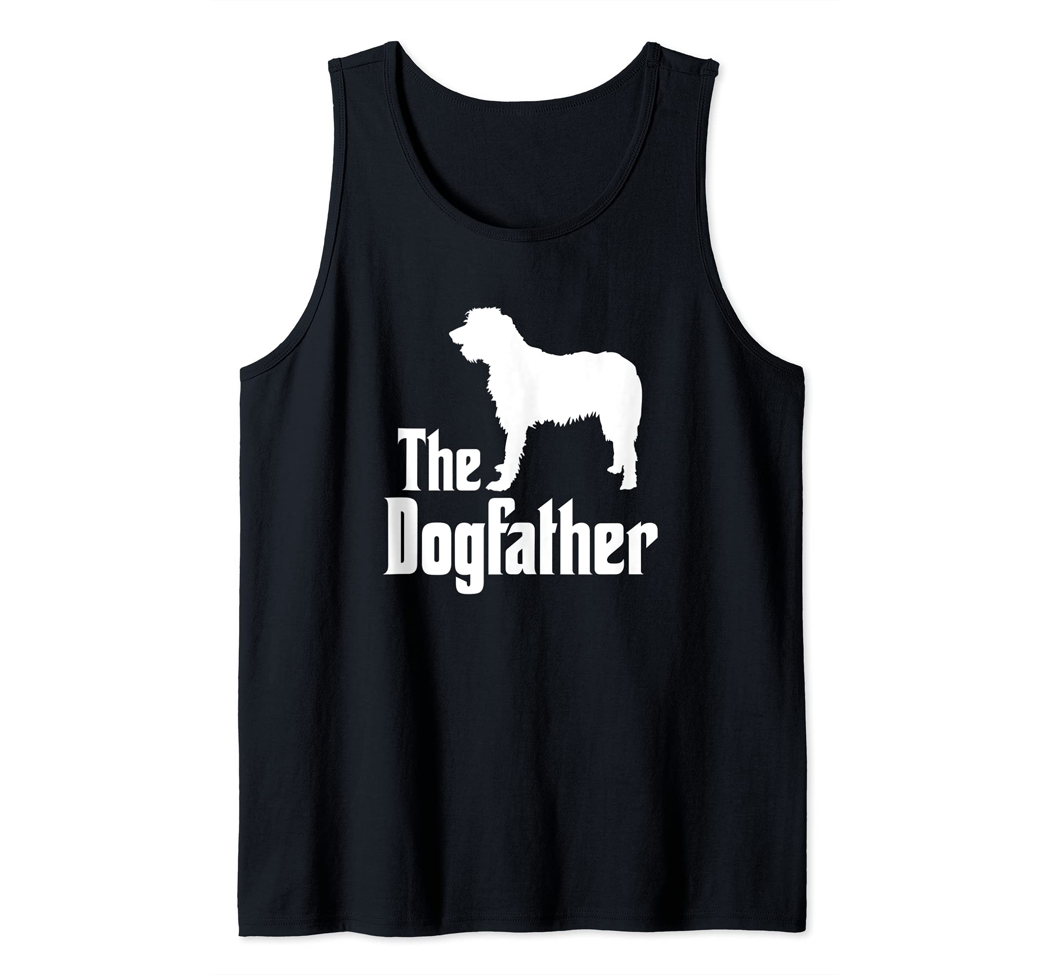 The Dogfather - funny dog gift, funny Irish Wolfhound Tank Top