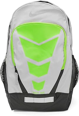Amazon ナイキ マックス エア クッション バックパック リュック メンズ Nike Max Air Cushion Grey Green Men Backpack Ba48 013 並行輸入品 タウンリュック ビジネスリュック