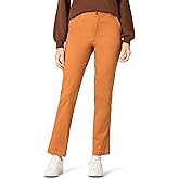 Amazon Essentials Womens High-Rise Slim-Fit Full-Length Straight-Leg Khaki Pant