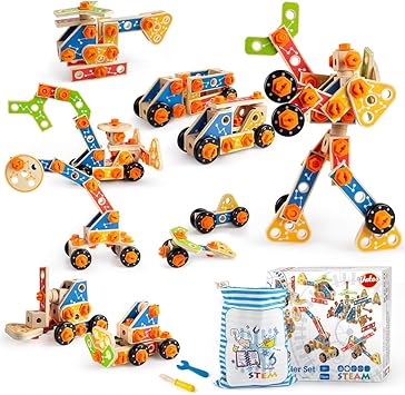 VATOS Wooden Building Toys,STEM 