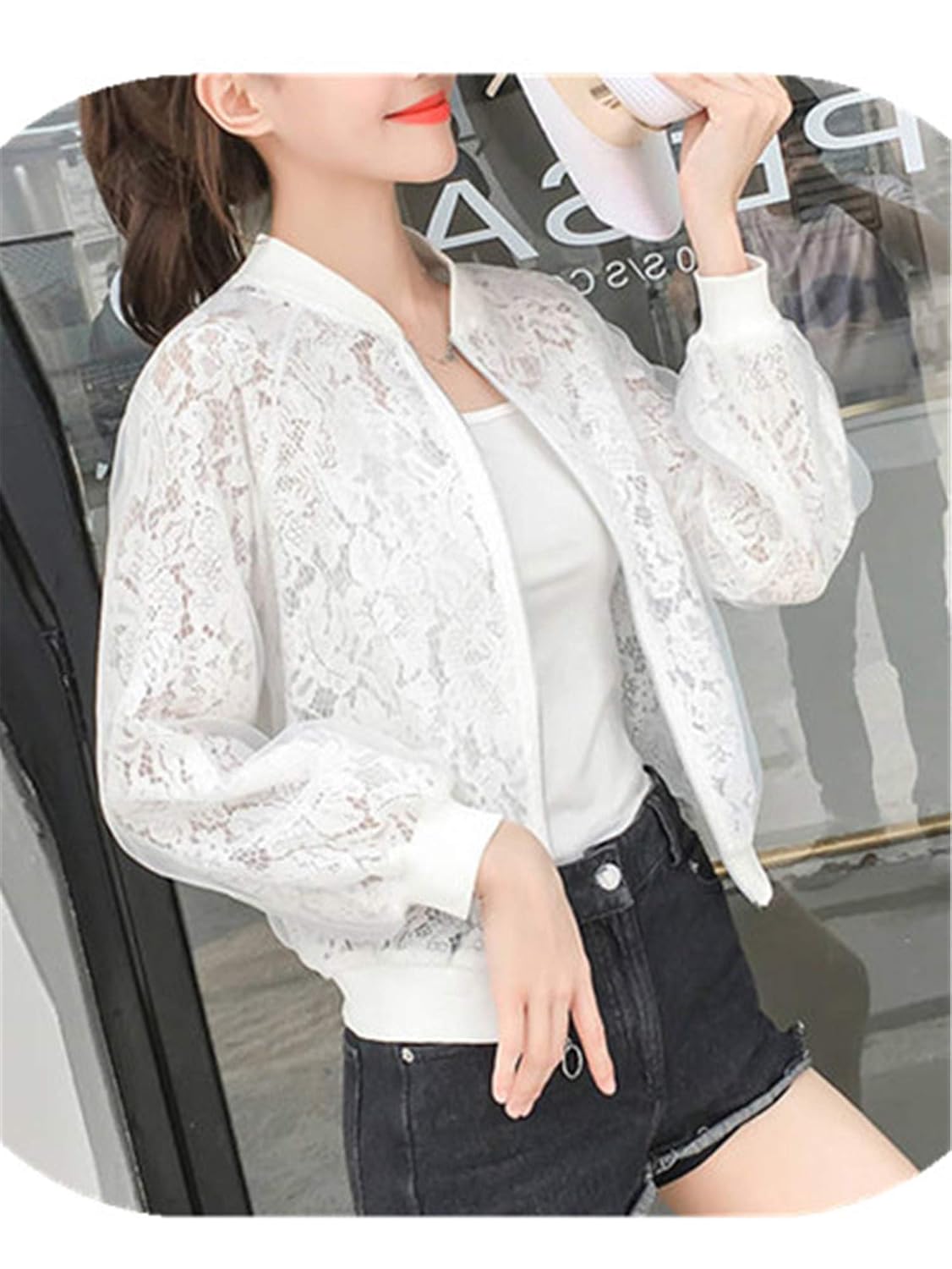 Summer Organza Thin Jacket Women 