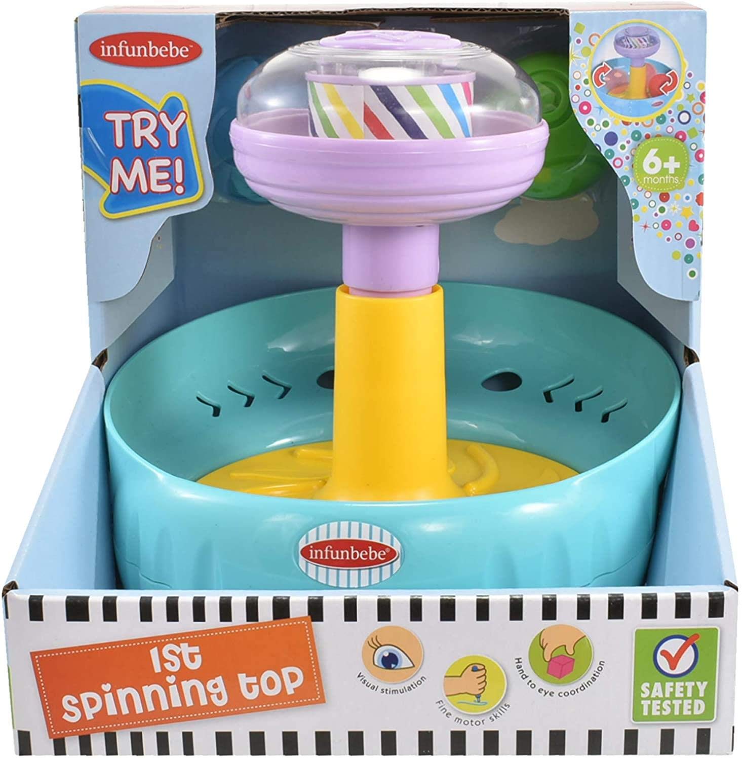 infunbebe My First Spinning Top Toy | Baby Toys | Age 6 Months +