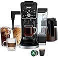 Ninja CFP451CO DualBrew System 14-Cup Coffee Maker, Single-Serve Pods & Grounds, 4 Brew Styles, Built-In Fold Away Frother, 70-oz. Water Reservoir & Carafe, Black (Renewed)