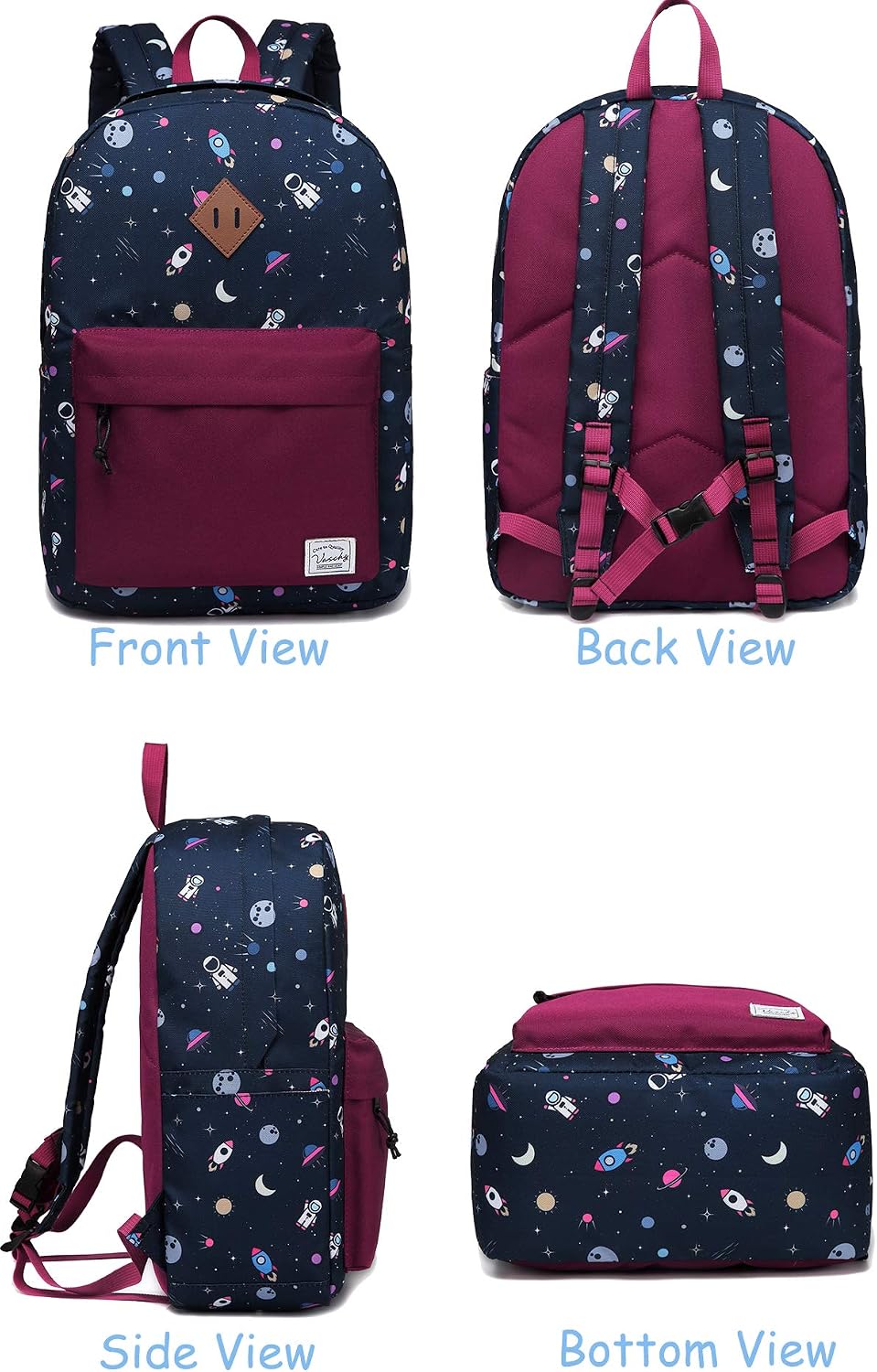 VASCHY Mochila Infantil,Mochila Niña Niño 4-8 Años para Colegio con  Bolsillos La | eBay