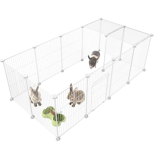Amazon Bunny Fence Indoor Bunny Rabbit Pen Exercise Indoor 30-Inch