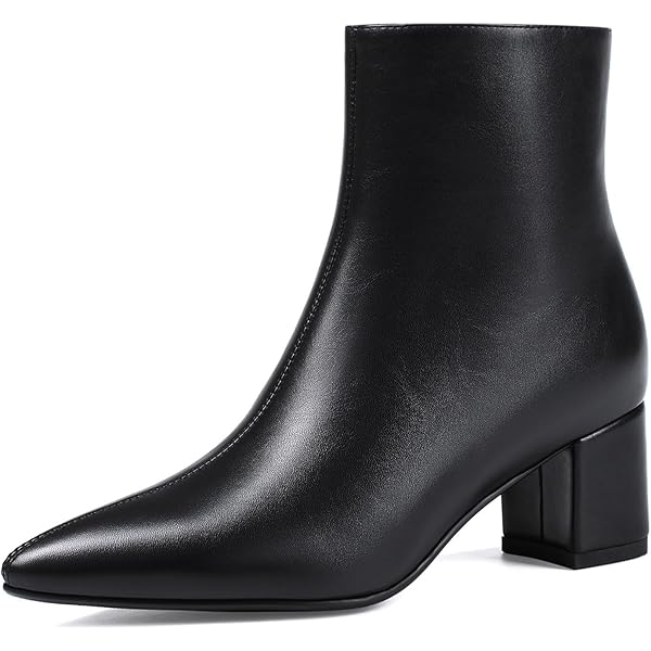 Amazon.com: The Drop Women's Jessie Ankle Boot, Black Micro, 5 B