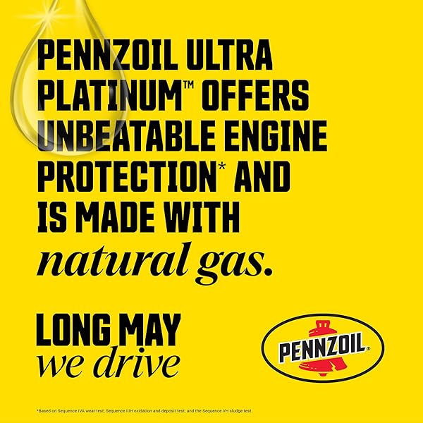 PENNZOIL ULTRA PLATINUM FULL SYNTHETIC 0W-20 MOTOR OIL, 5 QUART