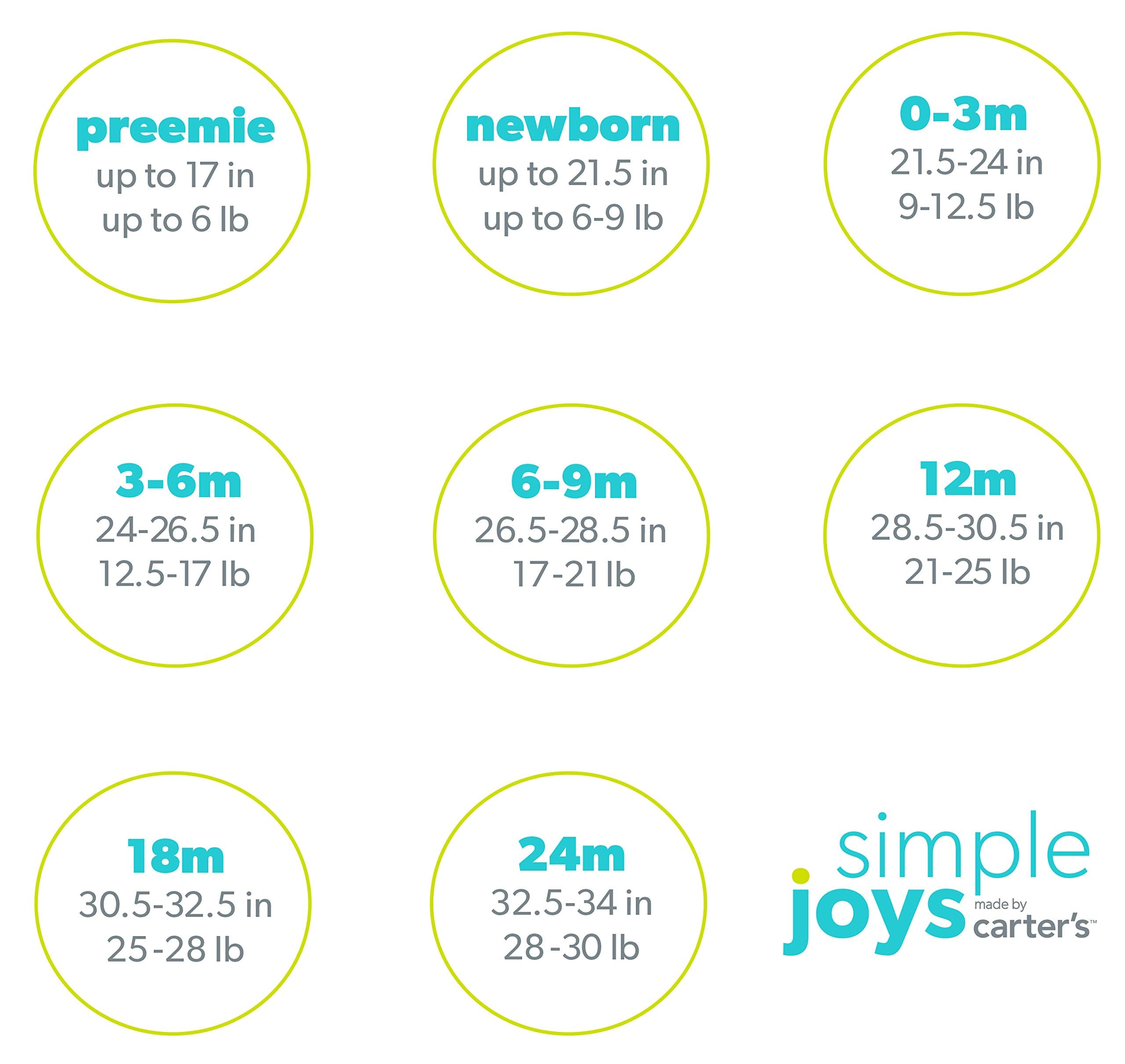 Simple Joys by Carter's unisex-baby 4-pack Fleece Pants