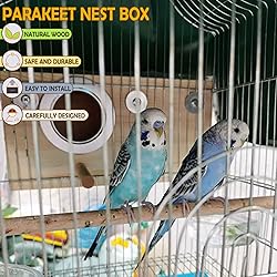 kathson Parakeet Nest Box Budgie Nesting House