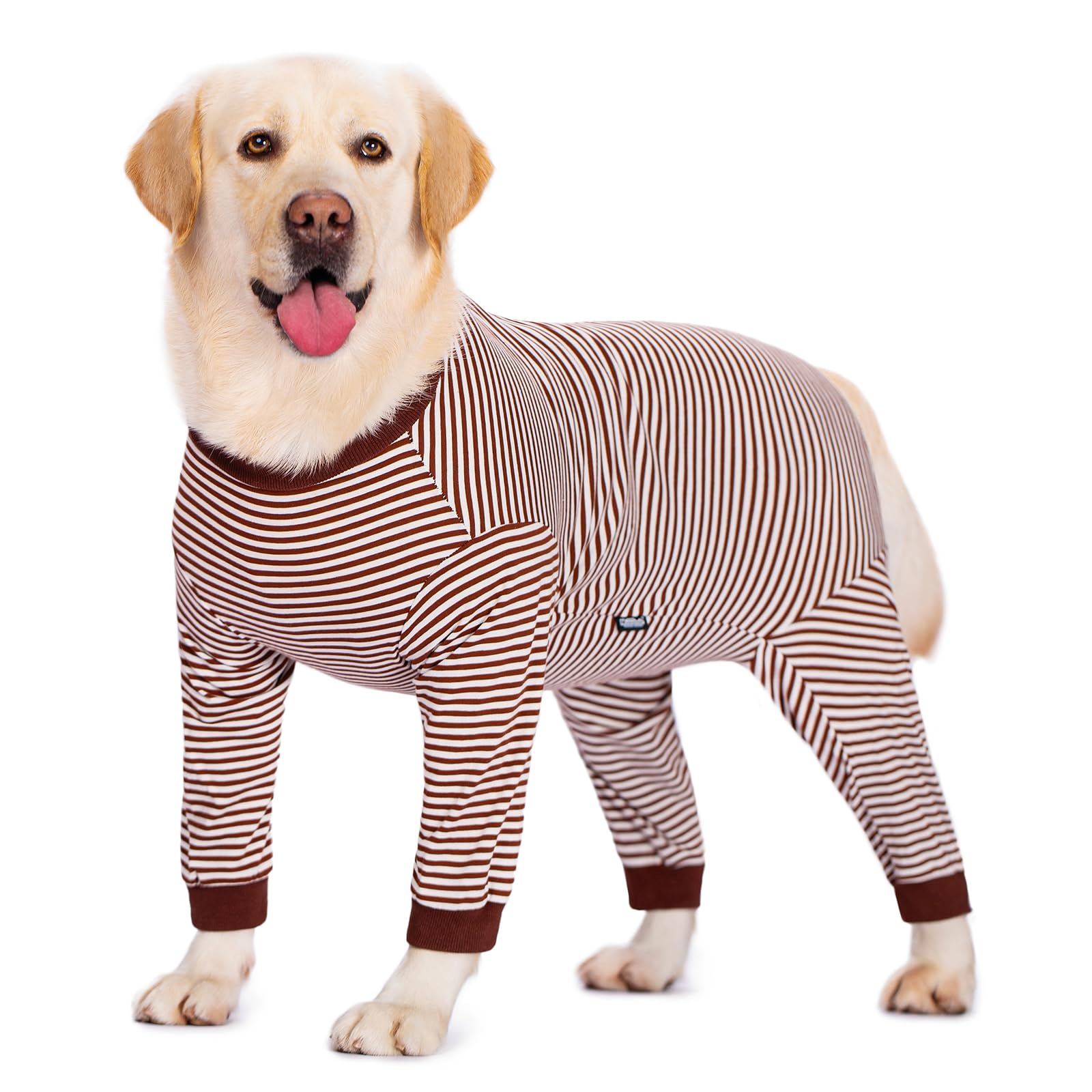 Axcimond Dog Recovery Suit Long Sleeve Dog Onesie with Zipper Dog Bodysuit After Surgery Dog Surgical Suit Post Spay/Neuter Wounds Protector Female/Male Dogs Medical Pet Shirt Dog Cone Alternative — image 1