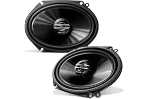 Pioneer G-Series TS-G6820S 6” x 8” 2-Way Speakers (Pair) – 250W Max, Balanced Sound + Smooth Treble, Great Stock Replacement, High-Efficiency Speaker Designed for OEM Power