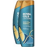 Head &amp; Shoulders Anti-Dandruff Shampoo, Royal Oils Moisturizing Shampoo, 1% Pyrithione Zinc, Curly &amp; Coily Hair, Coconut, Apple Cider Vinegar, Sulfate-Free, 12.8 fl oz (Pack of 2)