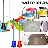 RJFUJP Paint Mixer for Drill 5PC Epoxy Resin Paddle Extension Rod Mixing Tool view 7
