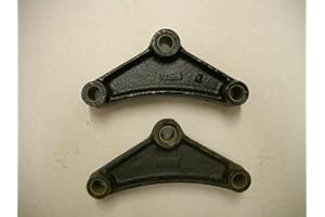 NOOTO 2 Pack 13-104 Short 5.6" Equalizers 9/16 Hole 1 3/4" Wide Spring Trailer Center Pivot