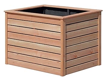 Gartenpirat Hochbeet Lärche 125x85x80 DIY - Bausatz mit Lärchenholz glatt 20x90