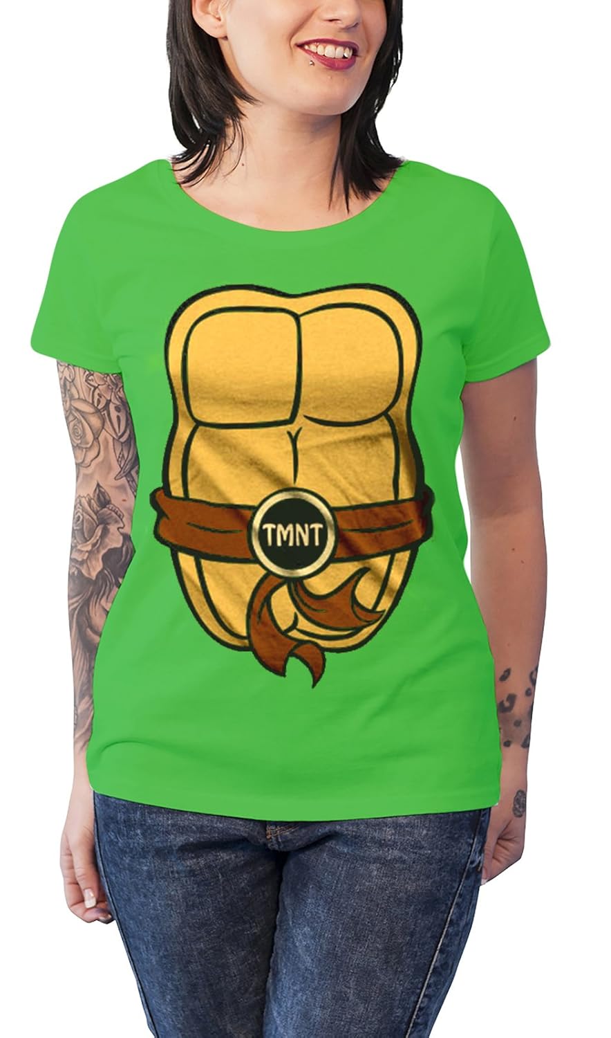 Teenage Mutant Ninja Turtles Officially Licensed Merchandise TMNT Costume Girly Tee