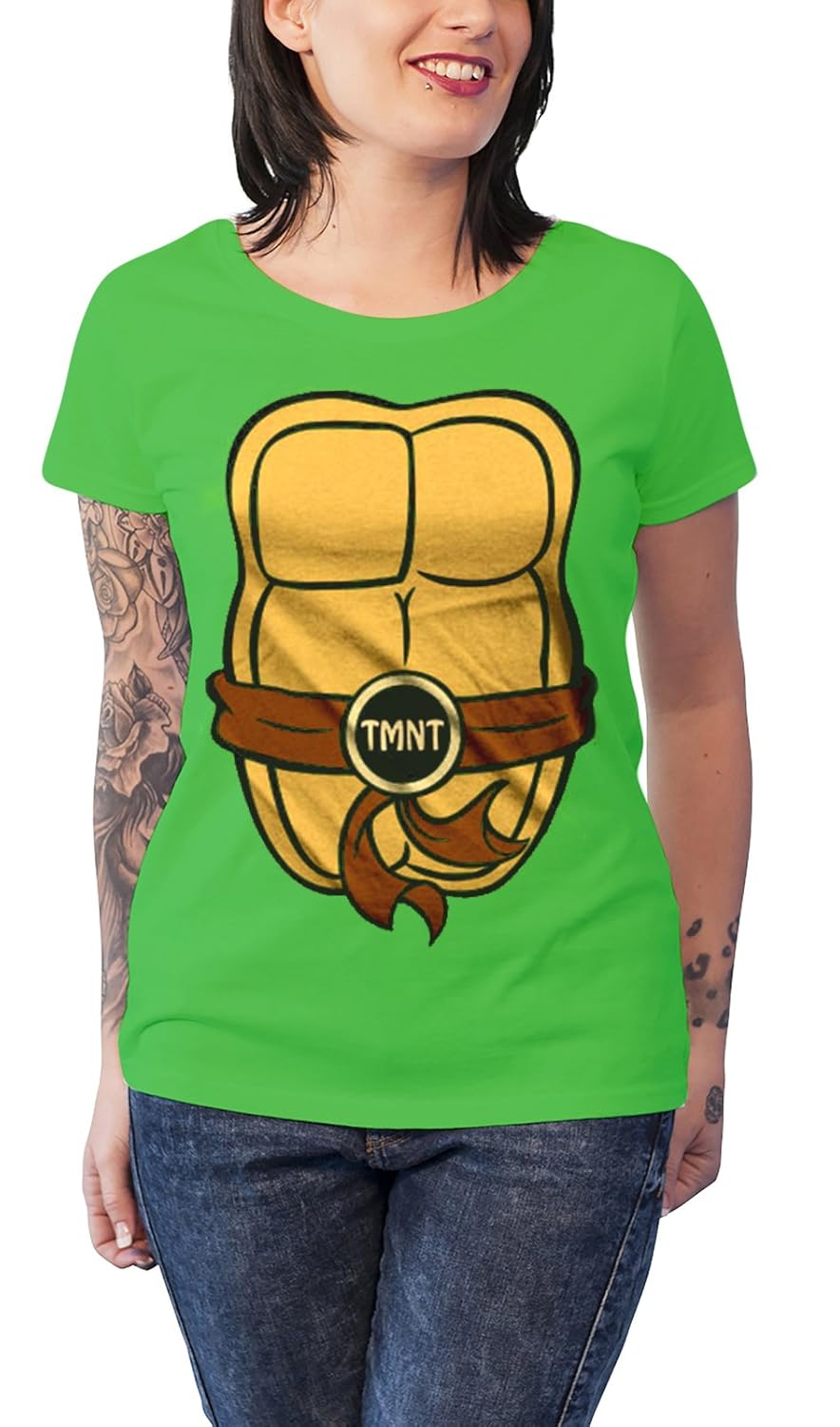 Officially Licensed Merchandise TMNT Costume Girly Tee ...