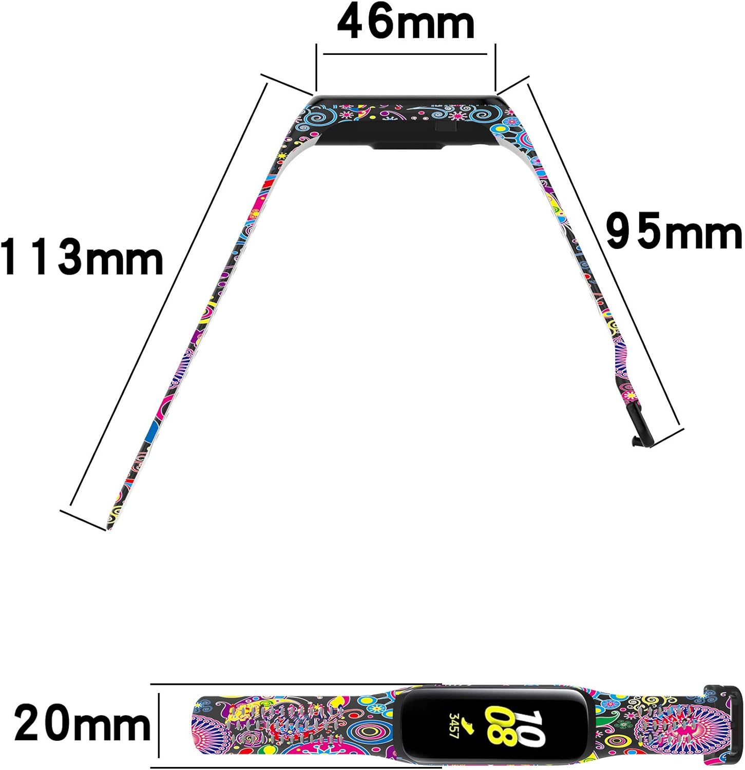 TenCloud Straps Compatible with Samsung Galaxy Fit 2 Strap - Image 3