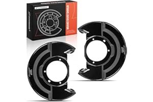 A-Premium Front Driver and Passenger Side Brake Dust Shield Compatible with Honda Models - Accord 2003 2004 2005 2006 2007, 2