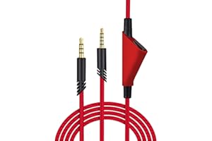 Gogoonike Replacement A40 Cord Inline Mute Cable, A10 Headsets Cord Audio Cable for Astro A40TR/A40/A10 Gaming Headsets, Xbox one, PS4 Controller, PC, Most Smartphones (6.5 Feet/2.0 M)