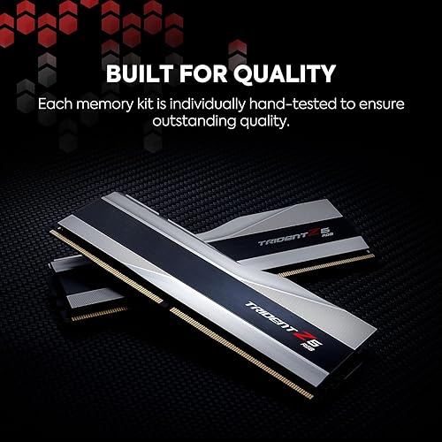 G.SKILL Trident Z5 RGB DDR5 RAM 64GB (2x32GB) 6000MHz CL30 | Intel XMP 3.0 For Gaming & High Performance PCs