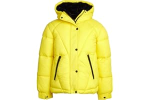 Steve Madden Girls' Winter Coat - Heavyweight Quilted Bubble Puffer Parka Ski Jacket with Faux Fur Lined Hood (Size: 4-16)
