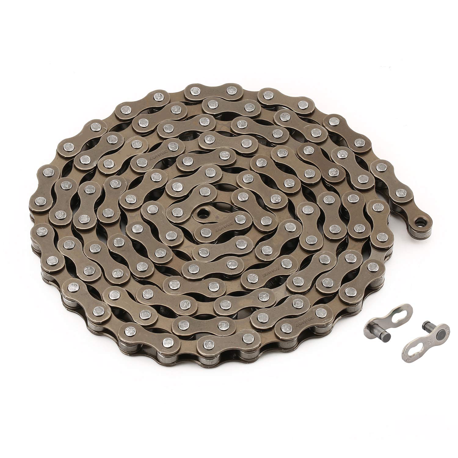 Single Speed Bicycle Chain 1/2 x 1/8 Inch 116 Links