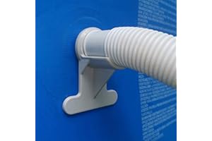 3D CABIN 2 X Swimming Pool Pipe Holders : Grey Holds Pipes 30Mm to 37Mm Designed to Fit On Intex Pools