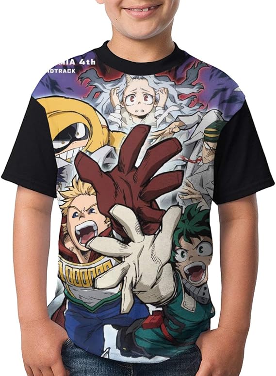 Amazon Co Jp 僕のヒーローアカデミア 子供tシャツ 半袖 かわいい アニメ 日常服 夏 男の子 女の子 薄手 通気性 柔らかい 子供服 Tシャツ 服 ファッション小物