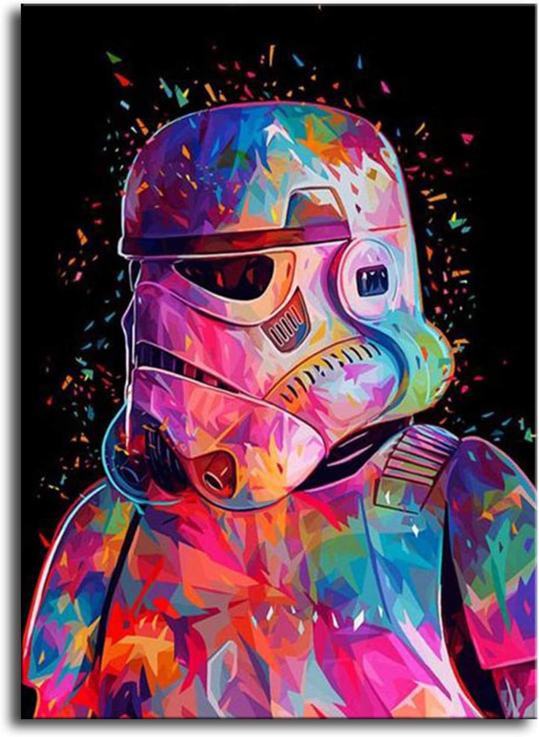 Shukqueen Paint by Number, DIY Oil Painting for Adults Beginner's, 16X20 Inch, Frameless, Assault Soldier, Frameless-16"x20"(40x50cm)