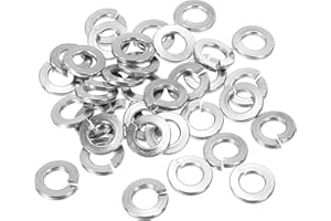 PATIKIL 5/16 Split Lock Washer, 100 Pack 5/16 Inch ID 14.8mm OD 304 Stainless Steel Spring Lock Washer Elastic Gasket for Scr