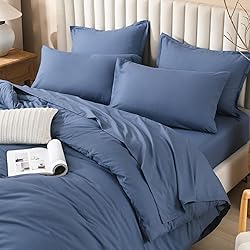 Litanika Queen Comforter Set Ocean Blue - 7 Pieces